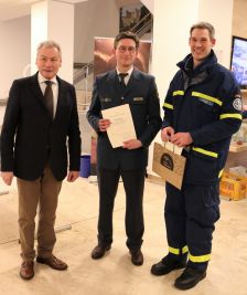 THW-Einsatzkräfte erhalten Bundesflutmedaille - Fluthilfe 2021 © Kreis Paderborn